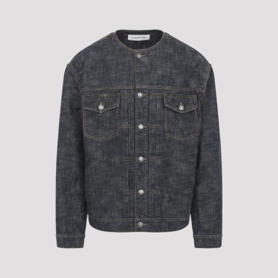 25FW 랑방 데님 자켓 RMJA0317D096H25 29 BLUE - LANVIN