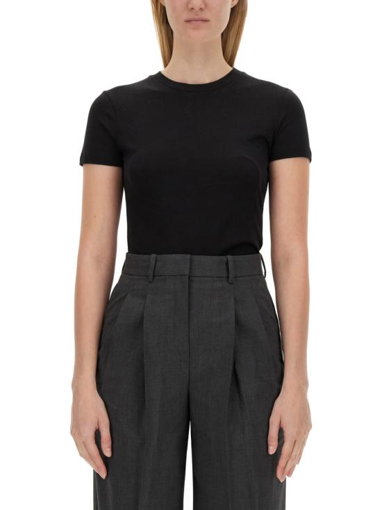  띠어리 반팔 티셔츠 L1024521 001 BLACK