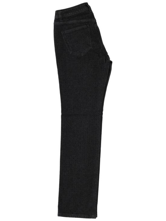 25FW 마이클 코어스 스트레이트 팬츠 MF59092FKE 014BLACKRINSE - MICHAEL KORS