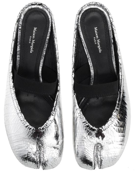 25FW 마르지엘라 타비 스트랩 뮬 S39WZ0112 P7456H7730 SILVER - MAISON MARGIELA