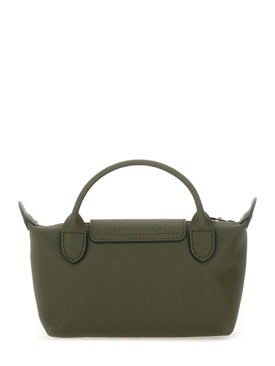  롱샴 르 플리아쥬 엑스트라 XS 레더 파우치 34205 987549 GREEN - LONGCHAMP