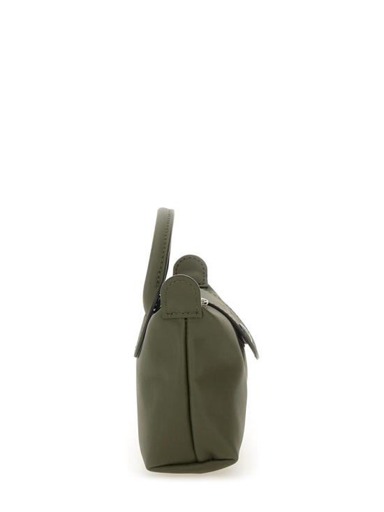  롱샴 르 플리아쥬 엑스트라 XS 레더 파우치 34205 987549 GREEN - LONGCHAMP