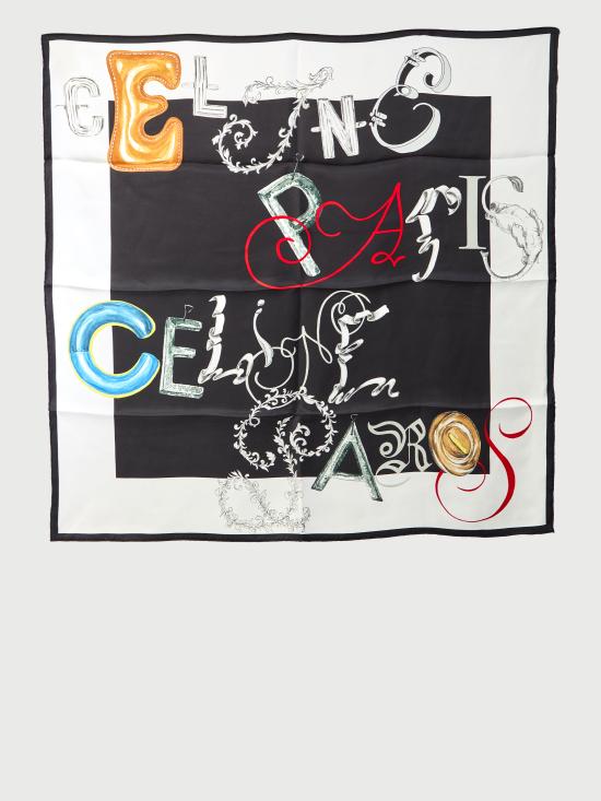 26SS 셀린느 머플러/스카프 2AW902Q53 GGO3 WHITE