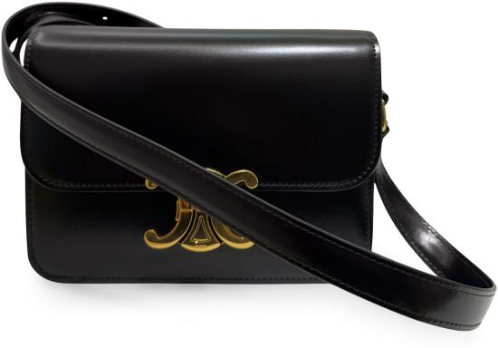 26SS 셀린느 틴 트리옹프 백 188423BF4 38NO BLACK - CELINE