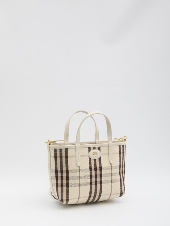26SS 버버리 미니 리버시블 블룸즈버리 토트백 8119626 B7348 BEIGE - BURBERRY
