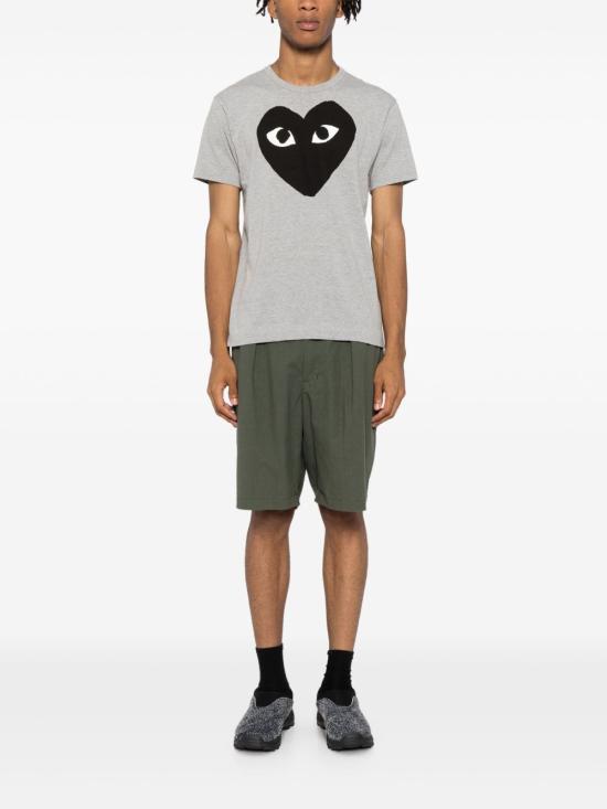 25FW 꼼데가르송 반팔 티셔츠 AXT0841 GREY - COMME DES GARCONS