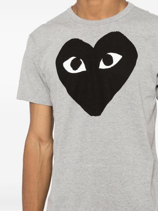 25FW 꼼데가르송 반팔 티셔츠 AXT0841 GREY - COMME DES GARCONS