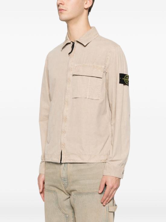 26SS 스톤 아일랜드 긴팔 셔츠 L1S151200008S00WNV019A BEIGE - STONE ISLAND