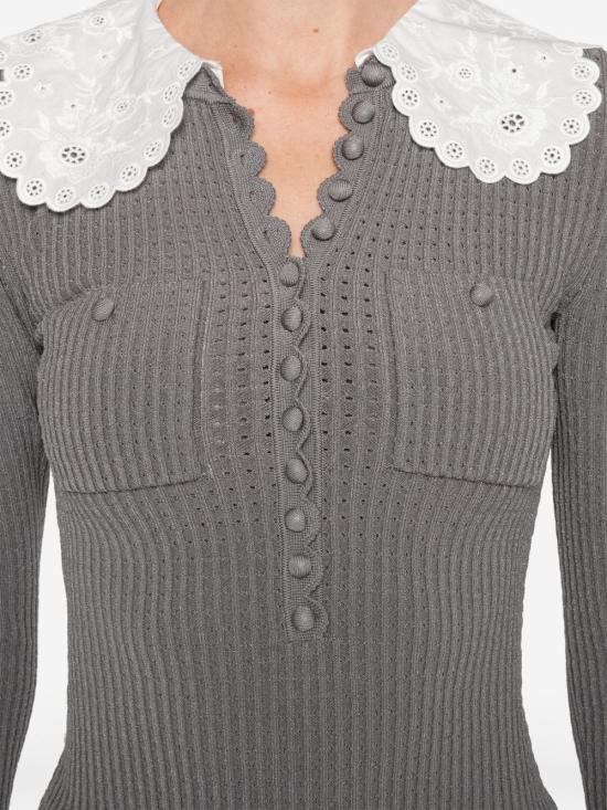 26SS 셀프 포트레이트 스웨터 RS26106TAGRGREY - SELF PORTRAIT