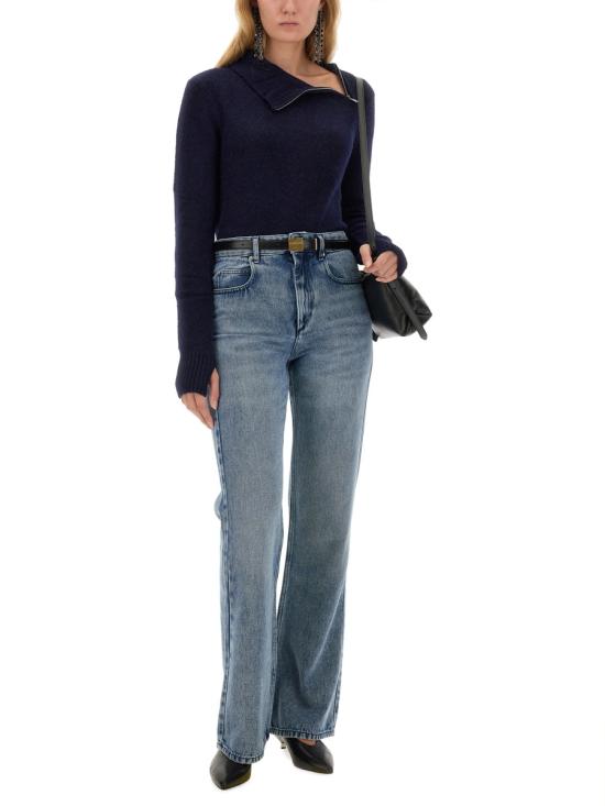  이자벨마랑 스트레이트 팬츠 PA0002FD B1H07I30LU BLUE - ISABEL MARANT