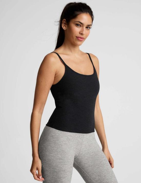  비욘드 요가 민소매 티셔츠 포에버 허리 길이 탱크탑