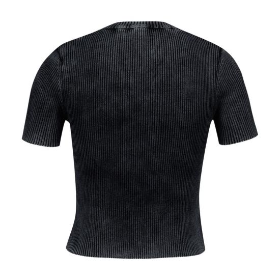 26SS 디젤 반팔 티셔츠 A16249 0AKBQ 900 black - DIESEL