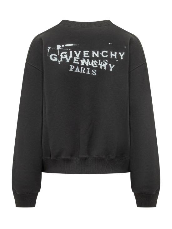 26SS 지방시 긴팔 티셔츠 BWJ04UP7A7 001 BLACK - GIVENCHY