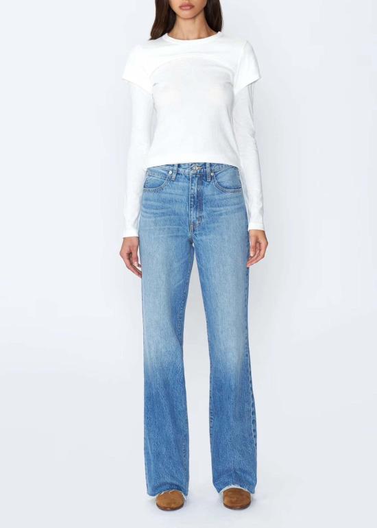  실버레이크 스트레이트 팬츠 그레이스 진 진 블루 - SLVRLAKE