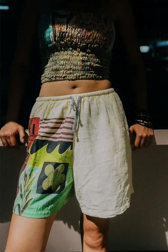  CIAO CIAO 숏팬츠 Ciao Ciao 스파이스 콜라주 라일리 쇼츠 멀티