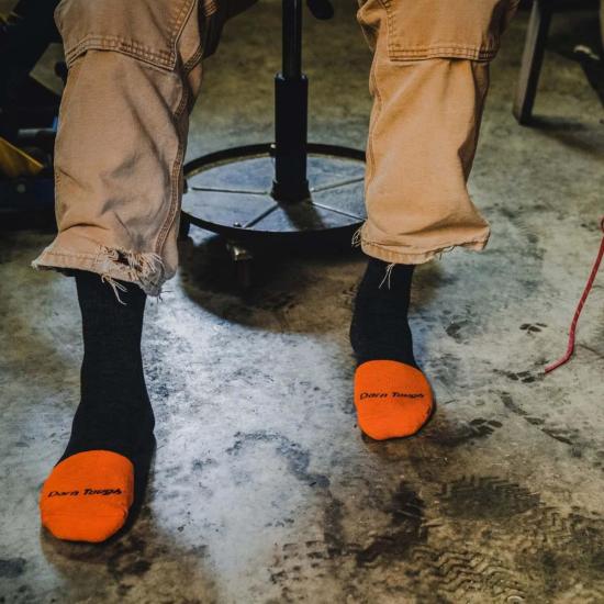  단 터프 양말 Darn Tough Steely Micro Crew 미드웨이트 작업  2007 - DARN TOUGH