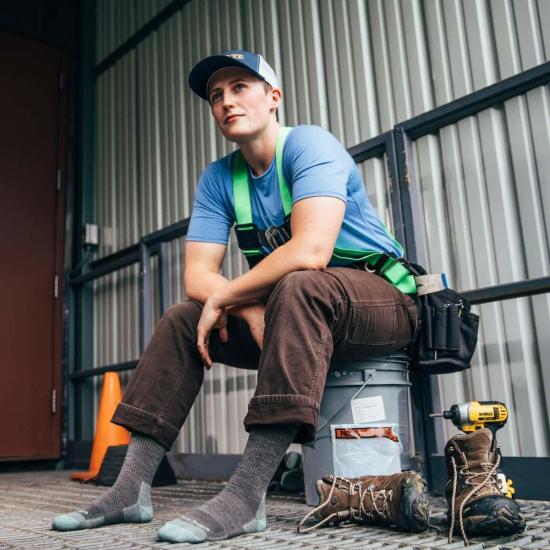  단 터프 양말 Darn Tough 2014 Rtr 부츠 중간 두께 작업  셰일 - DARN TOUGH