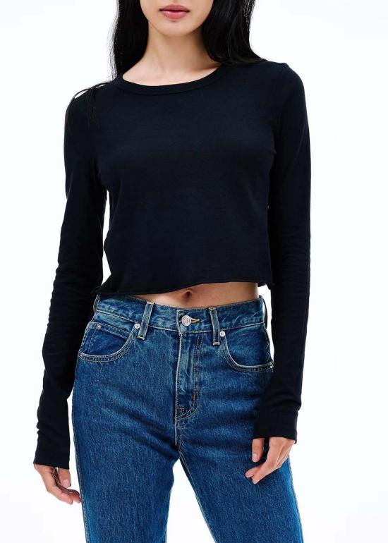  실버레이크 긴팔 티셔츠 Ls 베이비 티탑 - SLVRLAKE