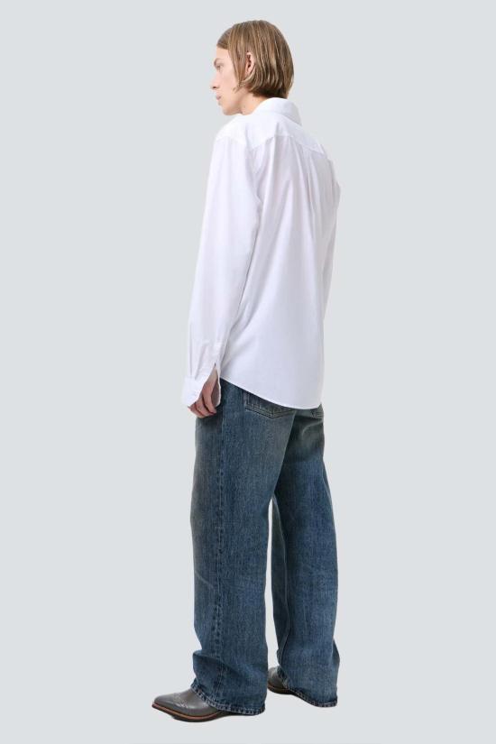  아워레가시 긴팔 셔츠 아워 레거시 화이트 리퀴드 포플린 비욘드 - OUR LEGACY