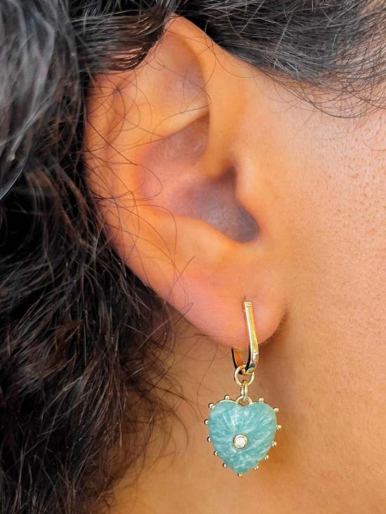  탯치 이어링 Thatch Isabel Chrysoprase 귀걸이 - THATCH