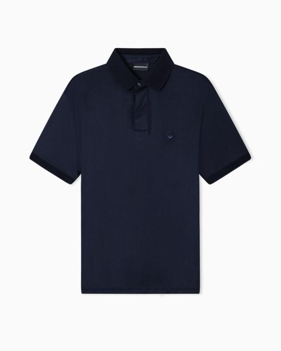  엠포리오 아르마니 폴로 티셔츠 EM004588 AF10017 118 BLUE NAVY