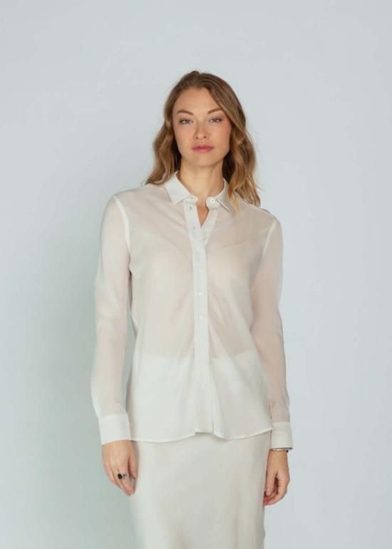  브라조 트리콧 블라우스 Brazeau 트리코 릴 프린스  시폰 - BRAZEAU TRICOT