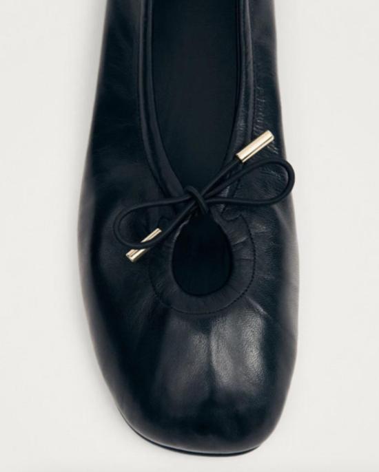  알로하스 플랫 슈즈 로잘린드 가죽 발레 플랫 - ALOHAS