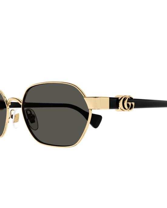  구찌 안경 육각형 사각형 선글라스 블랙/골드 - GUCCI