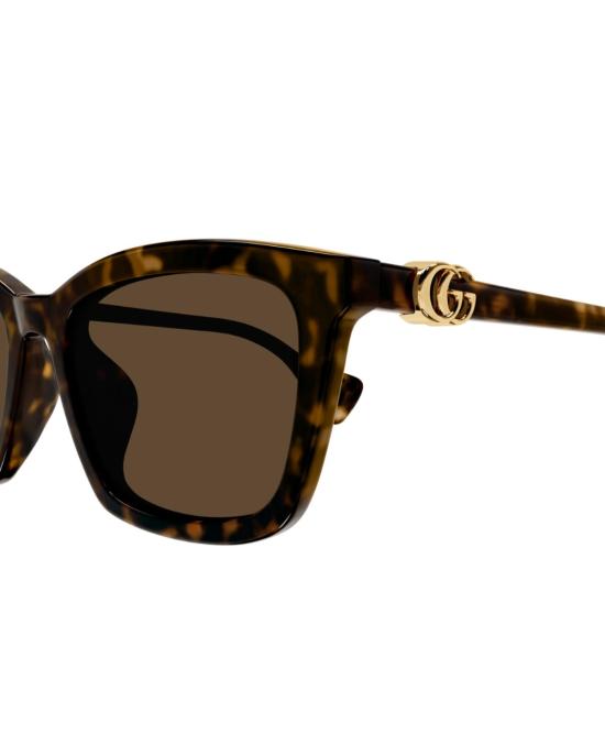  구찌 안경 직사각형 캣아이 선글라스 하바나 - GUCCI