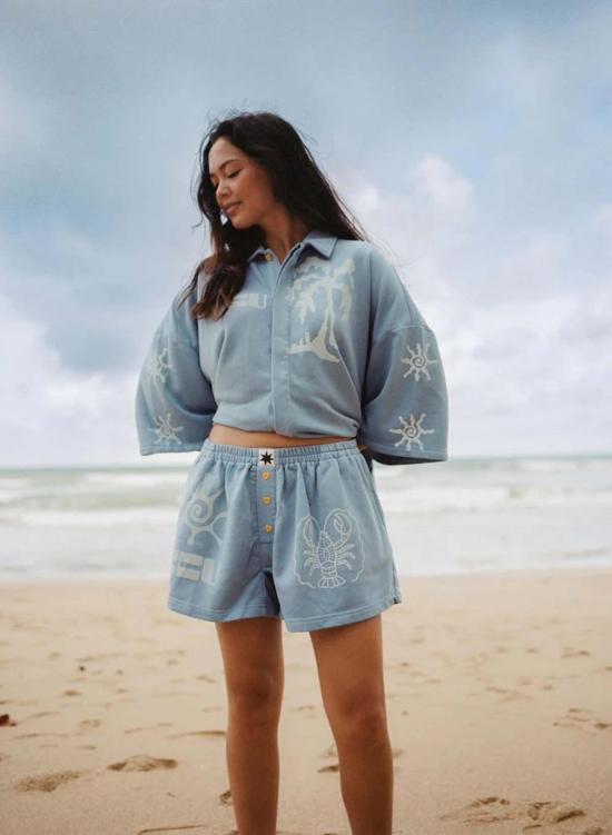  CIAO CIAO 숏팬츠 차오 차오 팜 방갈로 복서 쇼츠 블루 - OTHER BRANDS