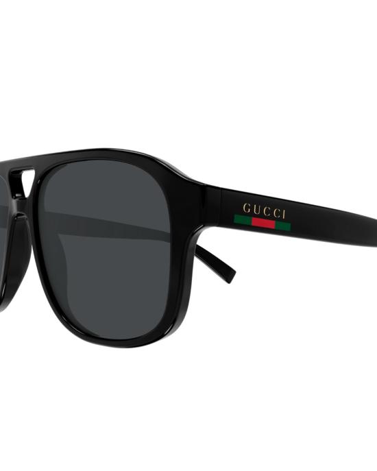  구찌 선글라스 에비에이터 직사각형  블랙 - GUCCI
