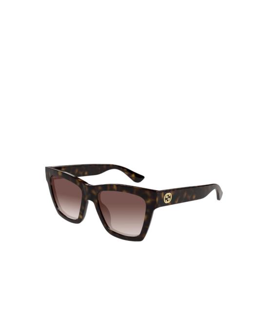  구찌 안경 스퀘어 캣아이 선글라스 하바나
