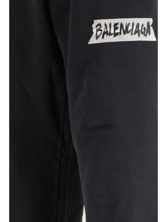 26SS 발렌시아가 스트레이트 팬츠 846917TTVL8 1041 BLACK - BALENCIAGA