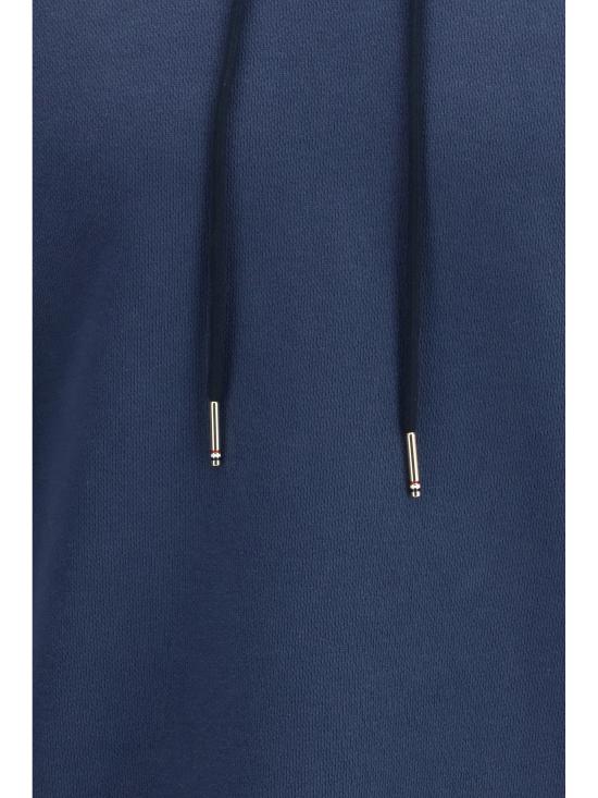 26SS 톰브라운 솔리드 루프백 4바 후디 MJT556AJ0007 415 BLUE - THOM BROWNE