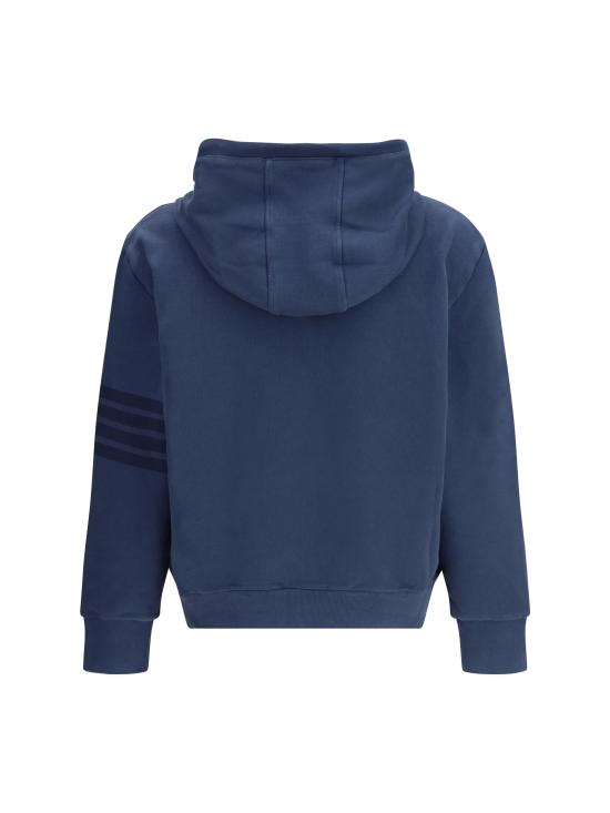 26SS 톰브라운 솔리드 루프백 4바 후디 MJT556AJ0007 415 BLUE - THOM BROWNE