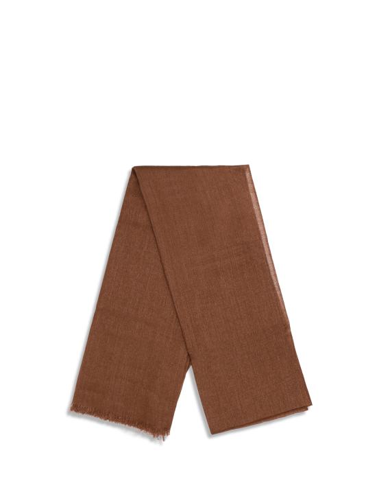 26SS 브루넬로 쿠치넬리 머플러/스카프 MSCDAR097 C4182 BROWN - BRUNELLO CUCINELLI