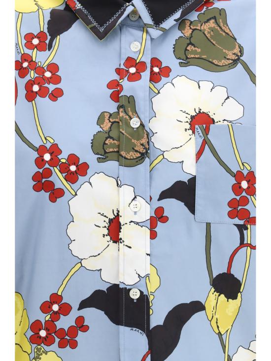 26SS 마르니 셔츠 CAMA0669QSUTC581 MFB31 MULTICOLOUR - MARNI