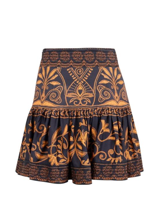 26SS 팜 리오 미디 스커트 34414526028 Black - FARM RIO