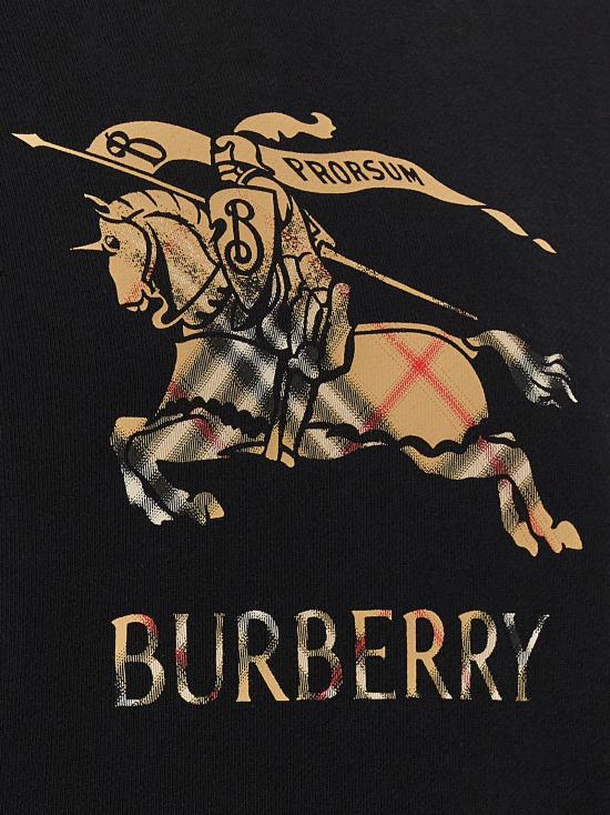 26SS 버버리 EKD 옴브레 코튼 후디 8119021BLACK - BURBERRY