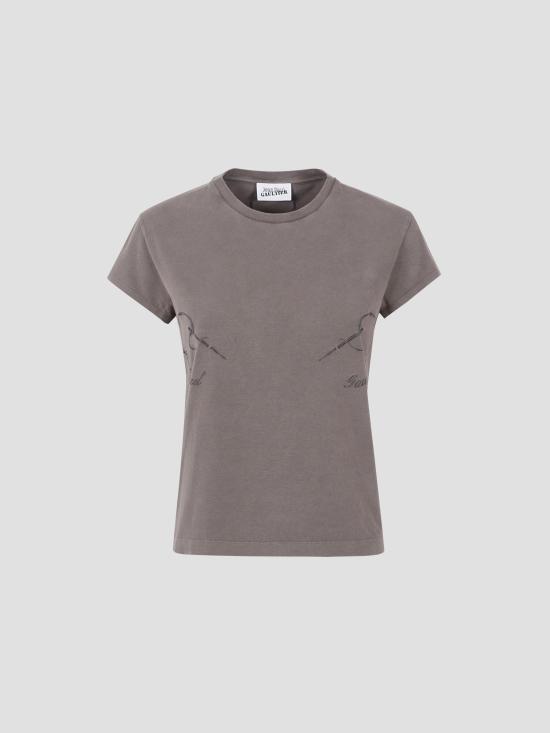 26SS 장 폴 고티에 반팔 티셔츠 2601WTO404J032 04 DARKGREY