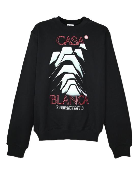 25FW 카사블랑카 긴팔 티셔츠 MPF25JTP29305 FRST MNTN FROSTY MOUNTAIN