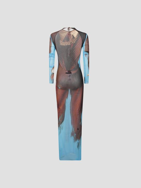 26SS 장 폴 고티에 롱 원피스 2601WDR136M027P 90 MULTICOLOR - JEAN PAUL GAULTIER