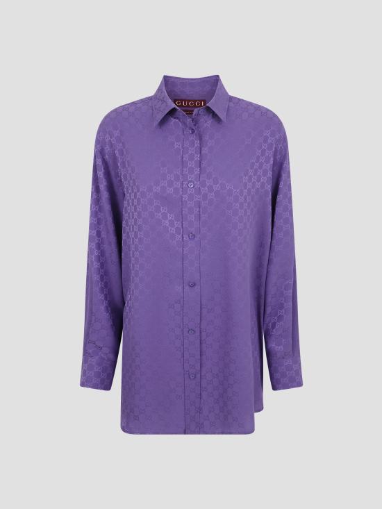 26SS 구찌 모노그램 셔츠 837168Z7ATQ 5007 NEW MAGIC PURPLE