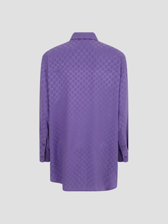 26SS 구찌 모노그램 셔츠 837168Z7ATQ 5007 NEW MAGIC PURPLE - GUCCI