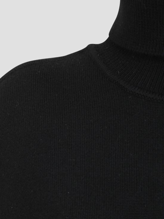 26SS 토템 후드 티셔츠 261WRT0573YA0008 001 BLACK - TOTEME