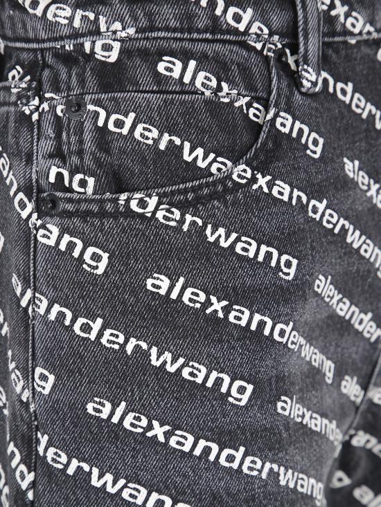 26SS 알렉산더 왕 바이트 로고 쇼츠 4DC1214896 060 - ALEXANDER WANG