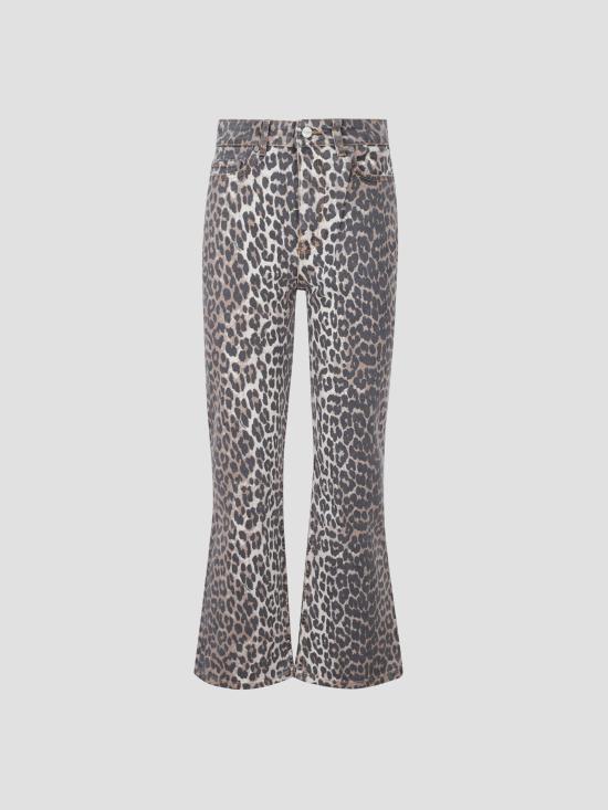 26SS 가니 스트레이트 팬츠 J1059 943 LEOPARD