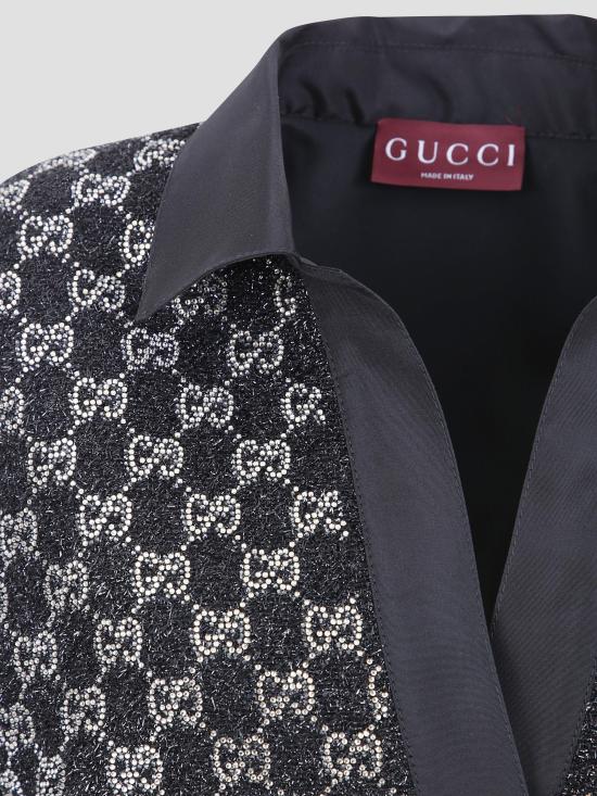 26SS 구찌 셔츠 846682ZARWY 1000 BLACK - GUCCI