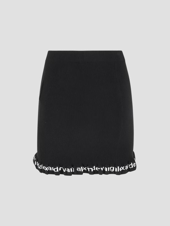 26SS 알렉산더 왕 숏 스커트 4KC1265047 001 BLACK - ALEXANDER WANG