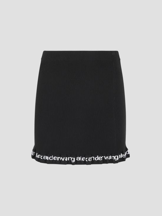 26SS 알렉산더 왕 숏 스커트 4KC1265047 001 BLACK